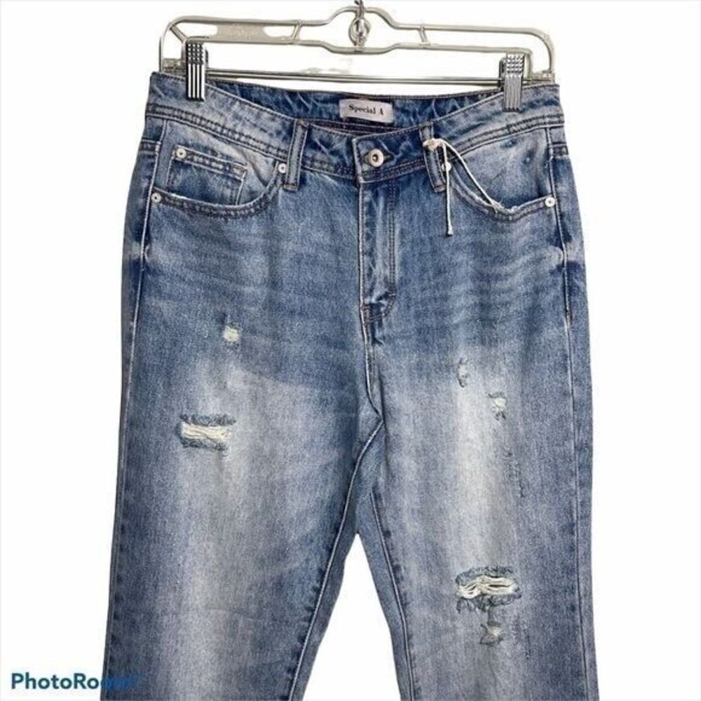 Special A high rise mom jean straight leg 5 NWOT Y2K ankle cropped jeans - Picture 5 of 12